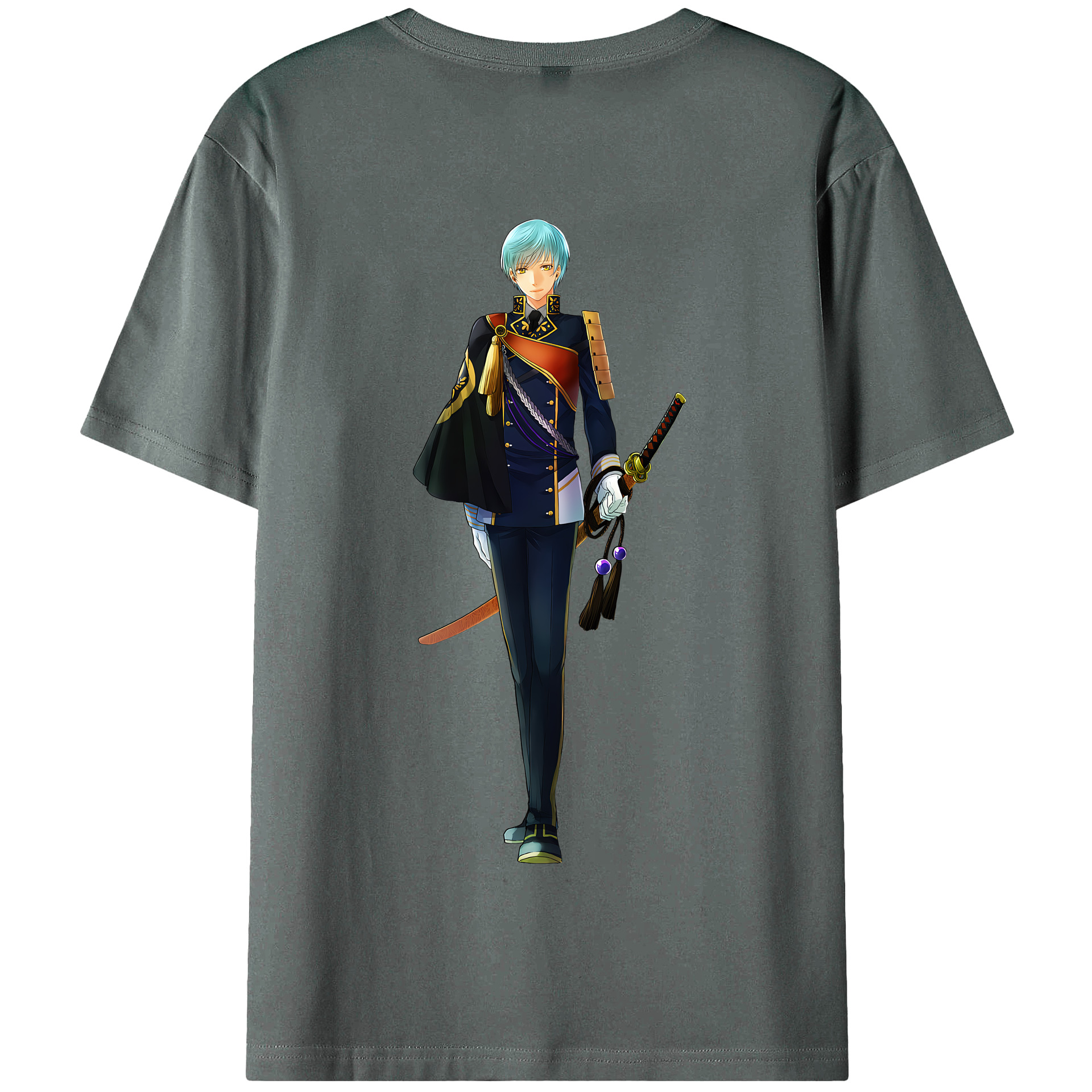 （画像用） 刀剣乱舞 Touken Ranbu 綿100％半袖Tシャツ（背面プリント）